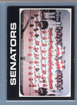 1971 Topps #462 Senators Team  (c) EX-MT  GO550