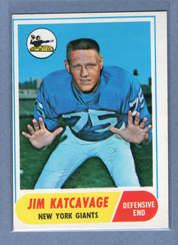 1968 Topps #187 Jim Katcavage (a) EX  GO207