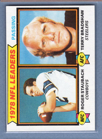 1979 Topps #1 Staubach/Bradshaw NM  SB1