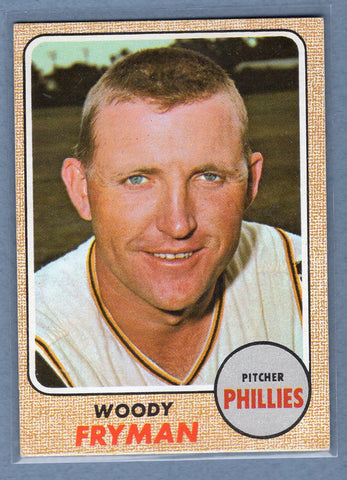 1968 Topps #112 Woody Fryman EX-MT  GO545