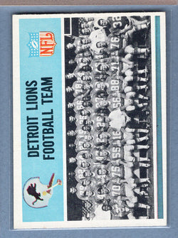 1966 Philadelphia #66 Detroit Lions (1) EX-MT  GO320
