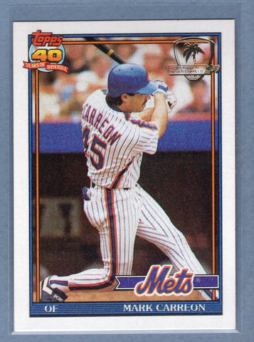 1991 Topps Desert Shield #764 Mark Carreon  NM  GO600
