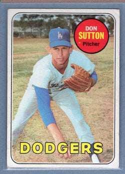 1969 Topps #216 Don Sutton (HOF) VG-EX  GO572