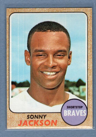1968 Topps #187 Sonny Jackson EX-MT   GO220