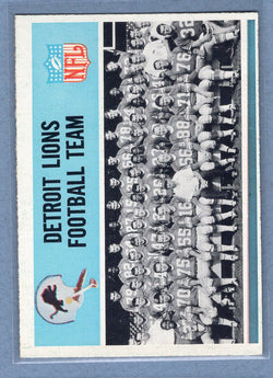 1966 Philadelphia #66 Detroit Lions (3) EX-MT  GO320
