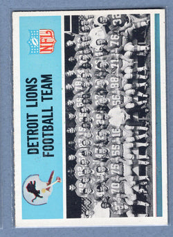 1966 Philadelphia #66 Detroit Lions (4) EX-MT  GO320