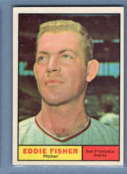 1961 Topps #366 Eddie Fisher EX   GO269