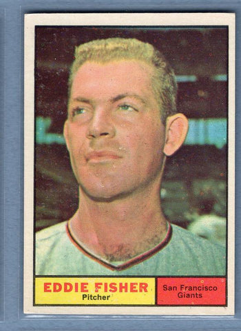 1961 Topps #366 Eddie Fisher EX   GO269