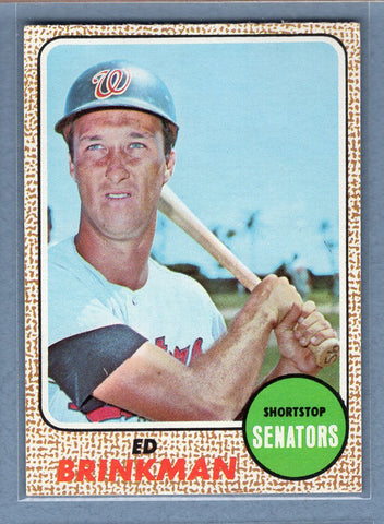 1968 Topps #49 Ed Brinkman (a)EX-MT  GO507
