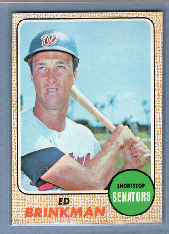 1968 Topps #49 Ed Brinkman (b)EX-MT  GO507