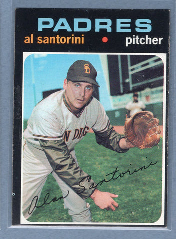 1971 Topps #467 Al Santorini (st) (a) VG  GO550
