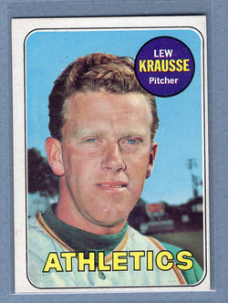 1969 Topps #23 Lew Krausse (a) EX  GO577
