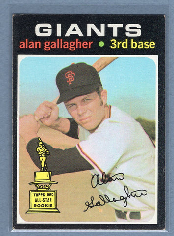 1971 Topps #224 Alan Gallagher (d) EX  GO950