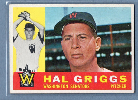 1960 Topps # 244 Hal Griggs EX-MT High Grade Set Break