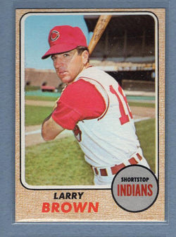 1968 Topps #197 Larry Brown EX-MT   GO220