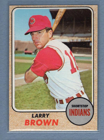 1968 Topps #197 Larry Brown EX-MT   GO220