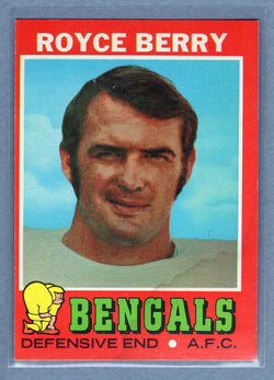 1971 Topps #182 Royce Berry (a) EX-MT  GO600