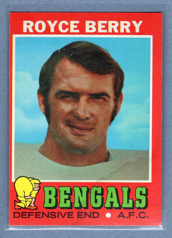 1971 Topps #182 Royce Berry (a) EX-MT  GO600