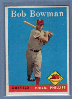 1958 Topps #415 Bob Bowman (mk) (a) VG  GO501