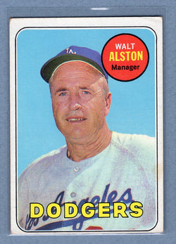 1969 Topps #24 Walt Alston (HOF) (a) VG-EX  GO577