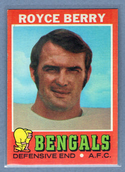 1971 Topps #182 Royce Berry (b) EX-MT  GO600