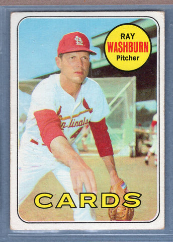 1969 Topps #415 Ray Washburn VG-EX  GO661