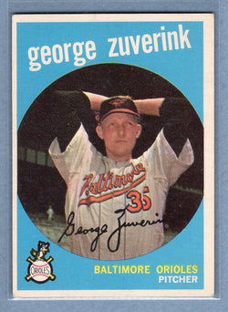 1959 Topps #219 George Zuverink EX  GO79