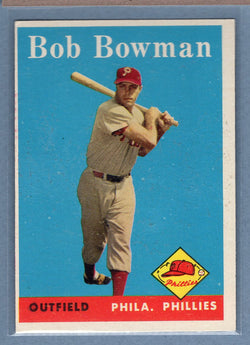 1958 Topps #415 Bob Bowman (mk) (b) VG  GO501