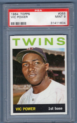 1964 Topps #355 Vic Power (31411604) PSA 9