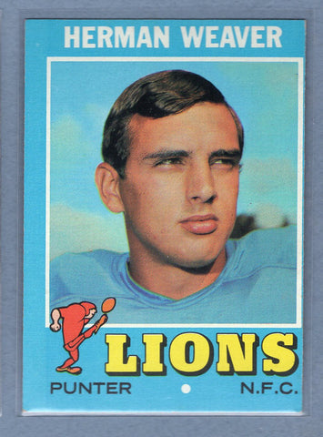 1971 Topps #183 Herman Weaver (a) EX  GO600