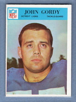 1966 Philadelphia #68 John Gordy (3) EX-MT  GO320
