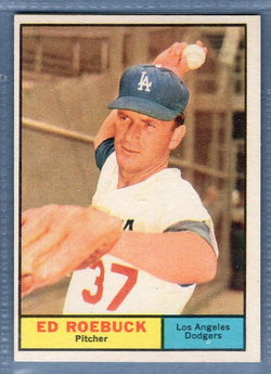 1961 Topps #6 Ed Roebuck(a) EX   GO417