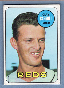 1969 Topps #26 Clay Carroll  VG-EX  GO577