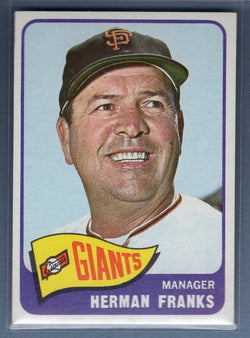 1965 Topps #32 Herman Franks EX-MT (WAGR10)