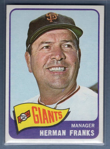 1965 Topps #32 Herman Franks EX-MT (WAGR10)