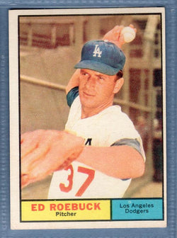 1961 Topps #6 Ed Roebuck(b) VG   GO417