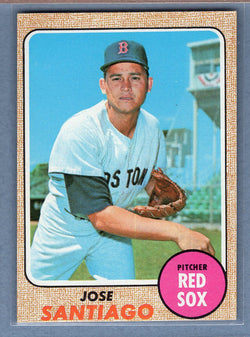 1968 Topps #123 Jose Santiago EX-MT  GO545