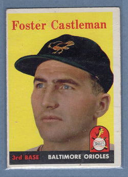 1958 Topps #416 Foster Castleman (b) VG  GO501