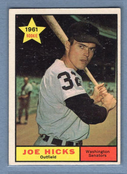 1961 Topps #386 Joe Hicks EX   GO269