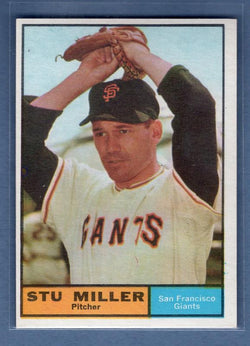 1961 Topps #72 Stu Miller(2) NM GO220