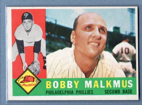 1960 Topps # 251 Bobby Malkmus NM High Grade Set Break