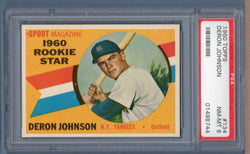 1960 Topps #134 Deron Johnson (01498744) PSA 8