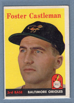 1958 Topps #416 Foster Castleman (c) VG-EX  GO501
