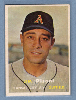 1957 Topps #402 Jim Pisoni (a) EX  GO121