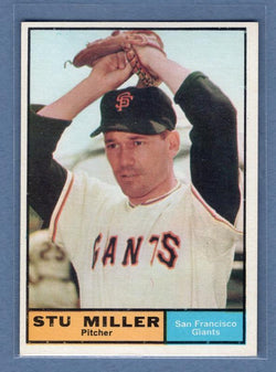 1961 Topps #72 Stu Miller(4) NM GO220