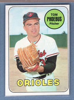 1969 Topps #185 Tom Phoebus EX-MT  GO645