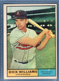 1961 Topps #8 Dick Williams (HOF)(c) VG-EX   GO417