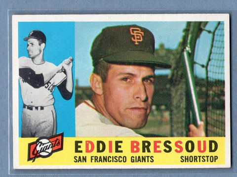 1960 Topps # 253 Eddie Bressoud EX-MT High Grade Set Break