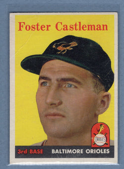 1958 Topps #416 Foster Castleman (e) G-VG  GO501