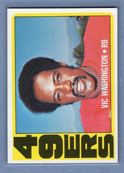 1972 Topps #22 Vic Washington EX-MT   GO188